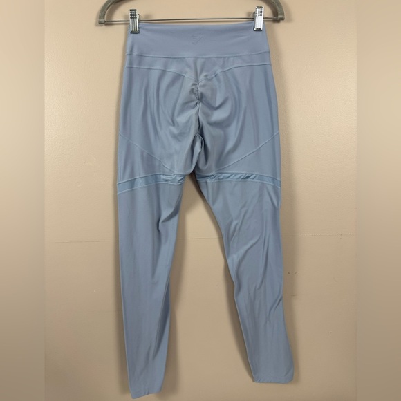 Gymshark x Whitney Simmons light Blue High-Waisted mesh detail Leggings XS - Picture 10 of 16